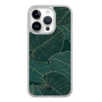 iPhone 14 Pro hybride hoesje - Monstera leaves - thumbnail