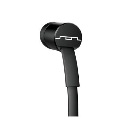 SOL Republic Jax In-ear hoofdtelefoon, geluidsisolerende, draadloze oortelefoon met microfoon + 1-knops bediening, hoogwaardig geluid met krachtige bas, 4 oordopjes maten voor ideale pasvorm, zwart