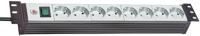 Brennenstuhl 1156057396 Overspanningsbeveiliging 6 AC-uitgang(en) Zwart, Grijs 3 m - thumbnail
