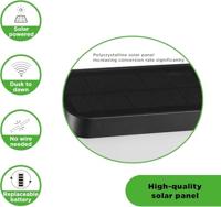 Lutec Solar wandlampTry zwart - 6939101330 - thumbnail