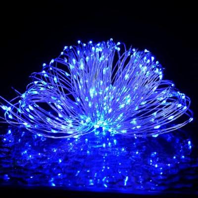 Lichtsnoer met 400 microLED's blauw 8 functies 40 m - thumbnail