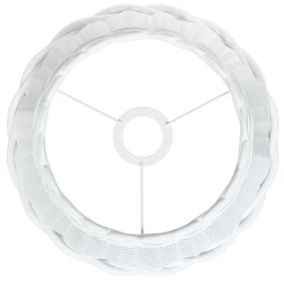 Plafondlampenkap 30x20 cm wicker wit Plafondlampenkap 30x20 cm wicker wit