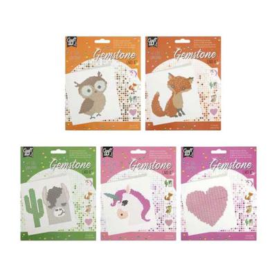 Creative Craft Group Gemstone card kit dieren