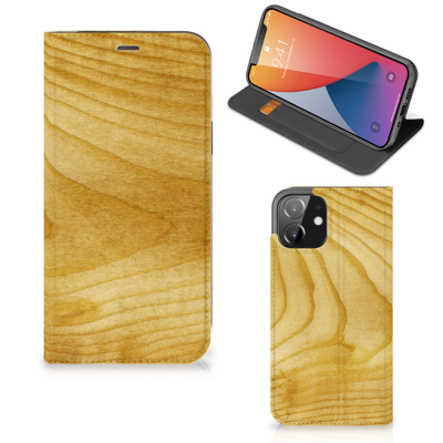 iPhone 12 | iPhone 12 Pro Book | Wallet Case | Licht Hout iPhone 12 | iPhone 12 Pro Book | Wallet Case | Licht Hout