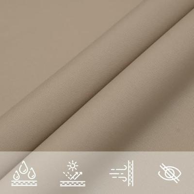 VidaXL Zonnescherm rechthoekig 2,5x4 m oxford stof taupe - thumbnail