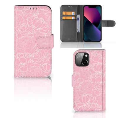 iPhone 13 Mini Hoesje White Flowers iPhone 13 Mini Hoesje White Flowers