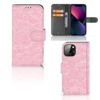 iPhone 13 Mini Hoesje White Flowers - thumbnail