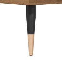 Hoge kast 60x36x110 cm bewerkt hout artisanaal eikenkleurig - thumbnail