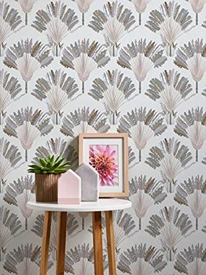Architects Paper Jungle Chic grijs behang | 377082 - thumbnail