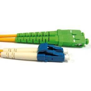 ACT 30 meter LSZH Singlemode 9/125 OS2 glasvezel patchkabel duplex met SC/APC en LC/UPC connectoren