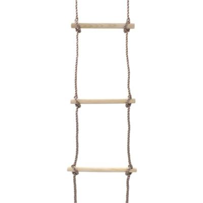 VidaXL Touwladder 290 cm hout - thumbnail