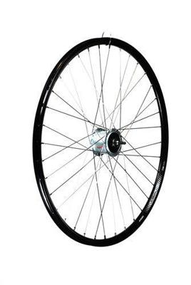 Voorwiel 28 inch 622 zwart naafdynamo rollerbrake spaak 13