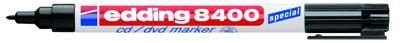 Cd marker edding 8400 rond 0.5-1mm zwart | 10 stuks