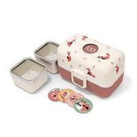 Kinderlunchbox - MONBENTO - 3 vakken - BPA-vrij - MB Tresor Fox - thumbnail