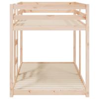 Stapelbedframe zonder matras massief grenenhout 90x190 cm - thumbnail