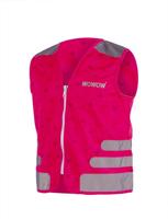 Wowow Reflectievest kids nutty jacket maat m roze - thumbnail