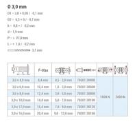 Goebel Popnagel 3.0x10mm rvs/rvs (1000) - thumbnail