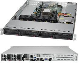 Supermicro SuperServer 5019P-WT Intel C622 LGA 3647 Rack (1U) Zwart - Serverbarbones (Intel C622, LGA 3647, Intel, Intel® Xeon®, DDR4-SDRAM, 768 GB)