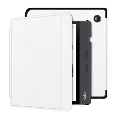 Lunso Kobo Libra H20 hoes (7 inch) - sleepcover - Wit