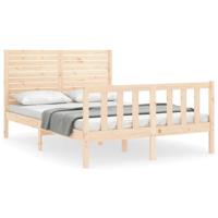 Bedframe zonder matras massief grenenhout 120x200 cm - thumbnail