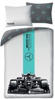 Mercedes Dekbedovertrek - 140 x 200 cm - Katoen - 70 x 90 cm - thumbnail