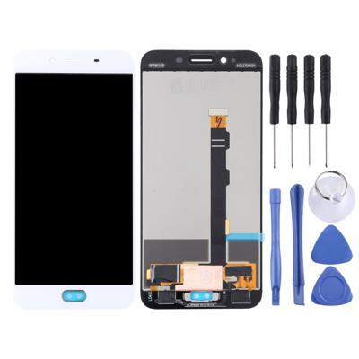 LCD-scherm en digitizer volledige montage voor OPPO R9sk (wit)