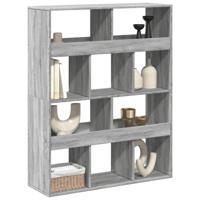 kamerscherm 100x33x125,5 cm bewerkt hout grijs sonoma eiken - thumbnail