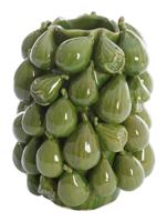 Light & Living Vaas 'Natalia' Keramiek, 33cm hoog, kleur Donkergroen - thumbnail