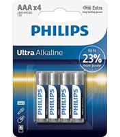 Philips Ultra LR03 AAA batterij (potlood) Alkaline 1.5 V 4 stuk(s) - thumbnail