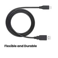 Perixx USB-kabel USB 2.0 USB-A stekker, USB-C stekker 1.00 m Zwart 11796 - thumbnail