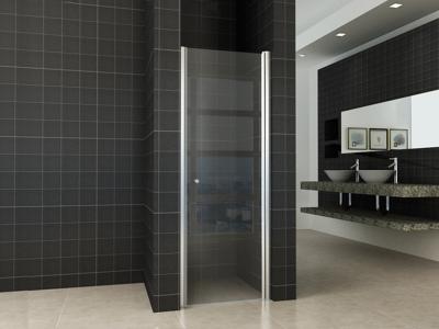 Between nisdeur 600 x 2000 x 8 mm nano helder glas/chroom Between nisdeur 600 x 2000 x 8 mm nano helder glas/chroom