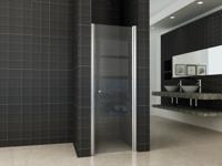 Between nisdeur 600 x 2000 x 8 mm nano helder glas/chroom - thumbnail