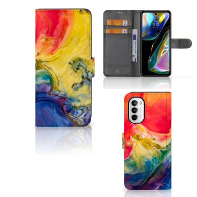 Hoesje Motorola Moto G52 | Moto G82 Watercolor Dark Hoesje Motorola Moto G52 | Moto G82 Watercolor Dark