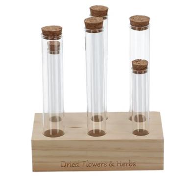 Bloemen en kruiden reageerbuisjes