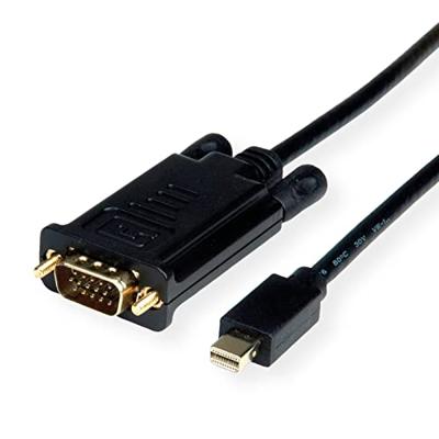 VALUE Cable MiniDisplayPort - VGA, Mini DP M - VGA M, zwart, 2 m - thumbnail