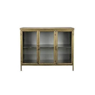 Dutchbone Dressoir 'Gertlush' Antique Brass, 100cm Dutchbone Dressoir 'Gertlush' Antique Brass, 100cm