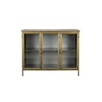 Dutchbone Dressoir 'Gertlush' Antique Brass, 100cm - thumbnail
