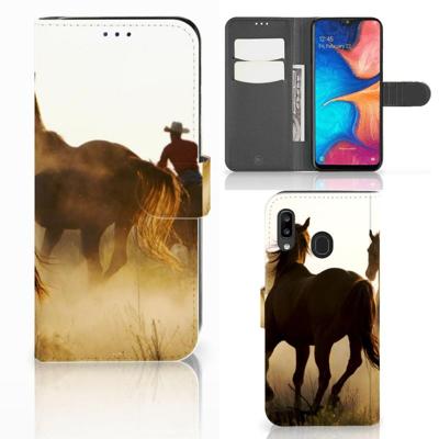 Samsung Galaxy A30 | Telefoonhoesje | Met pasjeshouder | Design Cowboy