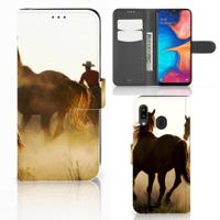 Samsung Galaxy A30 | Telefoonhoesje | Met pasjeshouder | Design Cowboy - thumbnail