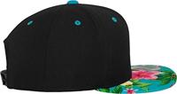 Flexfit FX6089HW Hawaiian Snapback - Black/Aqua (Hawaiian) - One Size - thumbnail