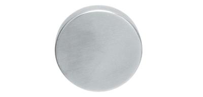 Knop gatdeel vlak recht rvs mat Knop gatdeel vlak recht rvs mat