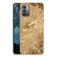 Nokia G21 | G11 | TPU | Siliconen hoesje | Marmer Creme - thumbnail