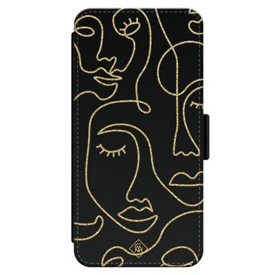 iPhone 13 Pro flipcase - Abstract faces