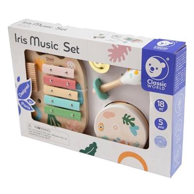 Classic World houten muziekinstrumenten set iris
