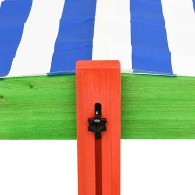 VidaXL Zandbak met verstelbaar dak uv50 vurenhout meerkleurig