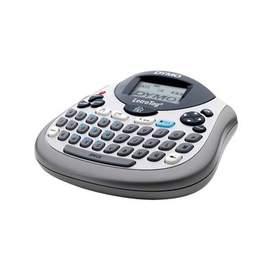Labelprinter dymo letratag 100t azerty 12mm zilver Labelprinter dymo letratag 100t azerty 12mm zilver