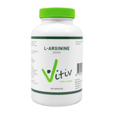 Vitiv L-Arginine 500mg 100 Capsules Vitiv L-Arginine 500mg 100 Capsules