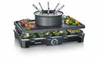 Severin RG2347 Racletteset Zwart - thumbnail