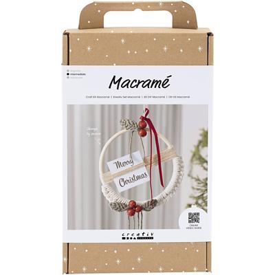 Creativ Company Hobbyset macrame kerstkrans