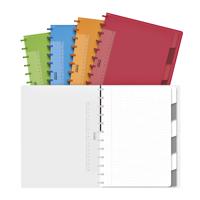 Schrift adoc a4 ruit 4x8mm 144pag 90gr 6 tabbladen - thumbnail